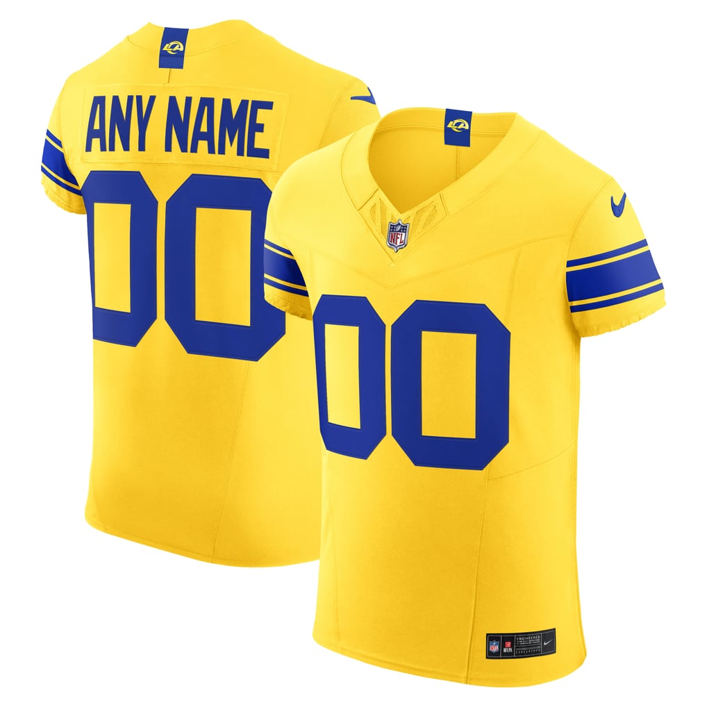 Men's Los Angeles Rams Nike Classic Sol Vapor F.U.S.E. Elite Custom Jersey - Image 2