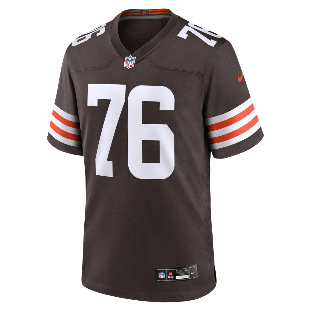 Men's Cleveland Browns Lou Groza Nike Brown Game Retired Player Jersey - Image 3