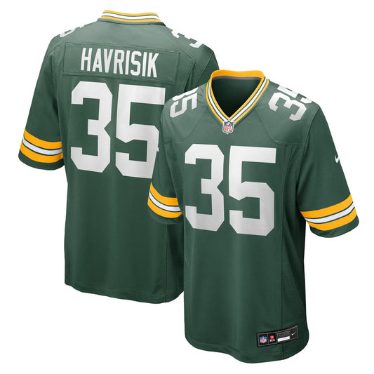 Men's Green Bay Packers Lucas Havrisik Nike  Green Team Game Jersey - Image 1