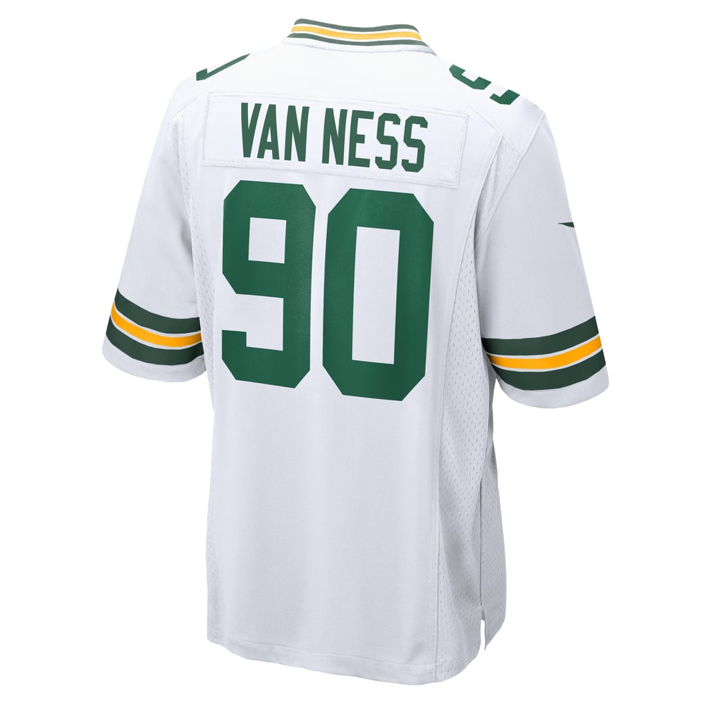 Men's Green Bay Packers Lukas Van Ness Nike  White  Game Jersey - Image 4