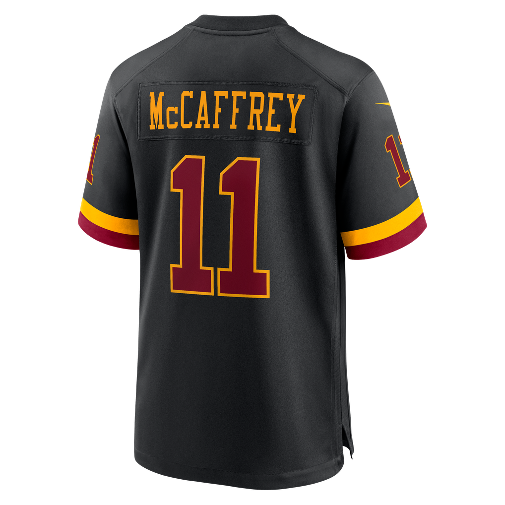 Men's Washington Commanders Luke McCaffrey Nike Black Hail Raiser Alternate Game Jersey - Image 4