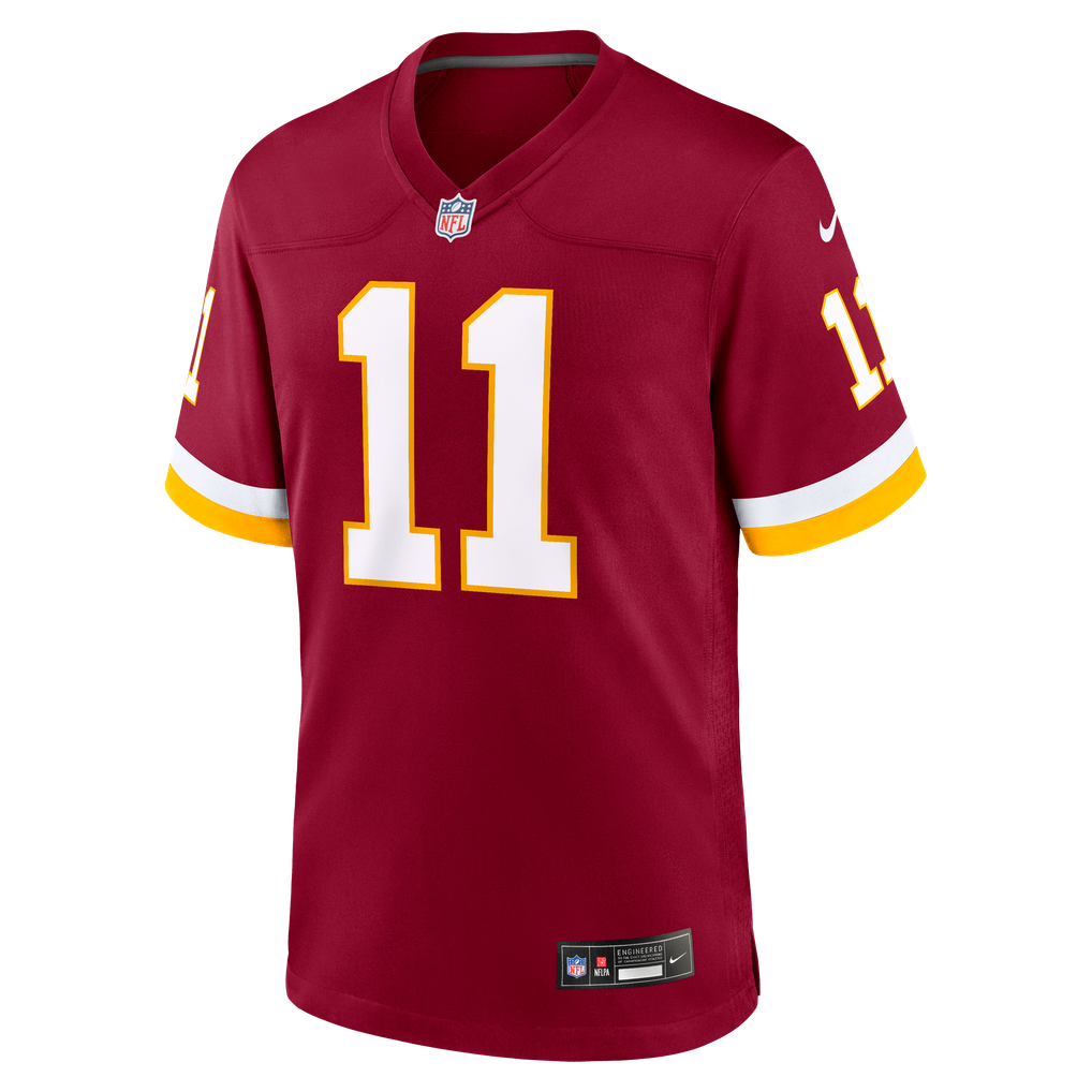 Men's Washington Commanders Luke McCaffrey Nike Burgundy Game Jersey - Image 3