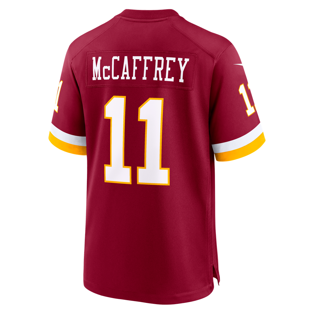 Men's Washington Commanders Luke McCaffrey Nike Burgundy Game Jersey - Image 4