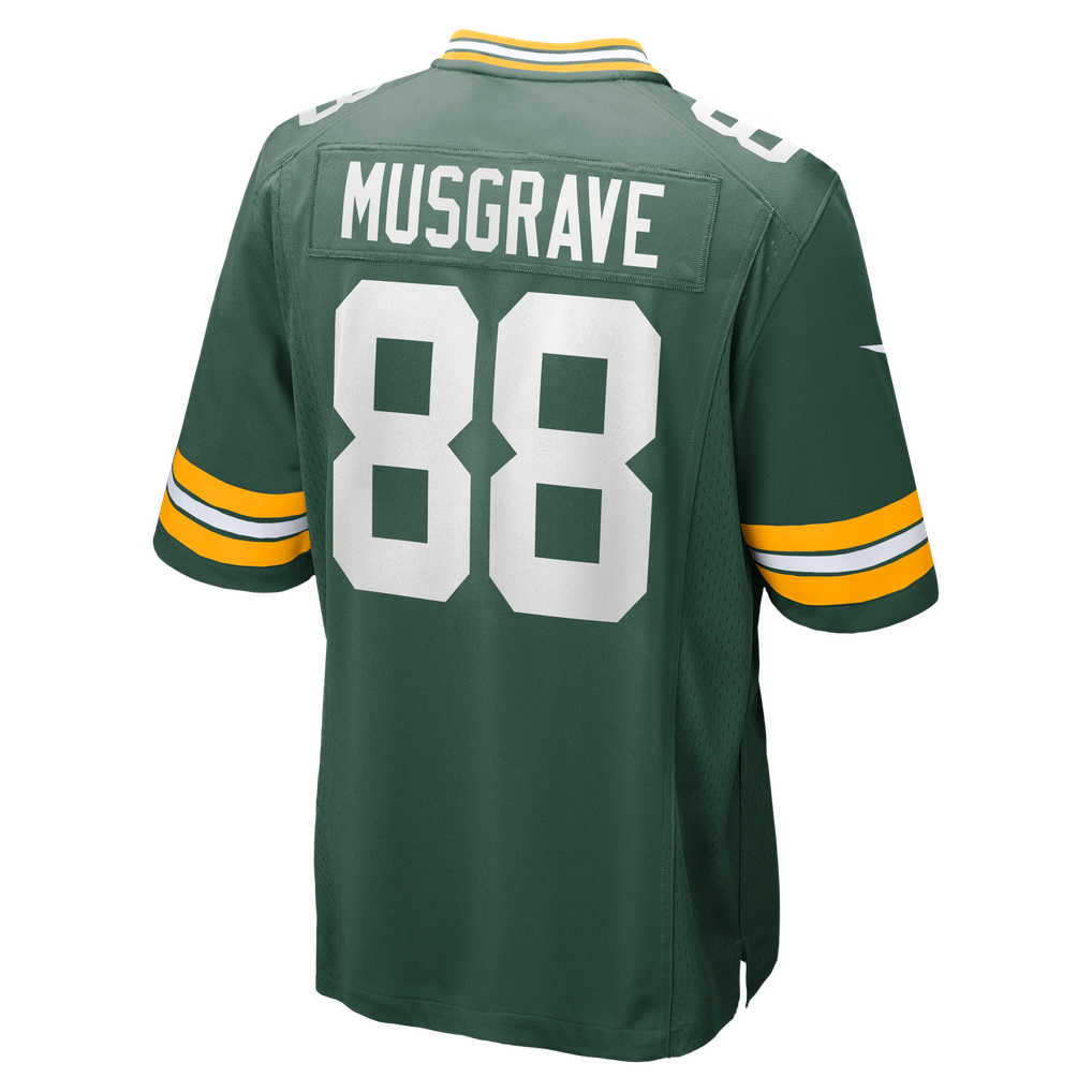 Men's Green Bay Packers Luke Musgrave Nike  Green  Game Jersey - Image 4