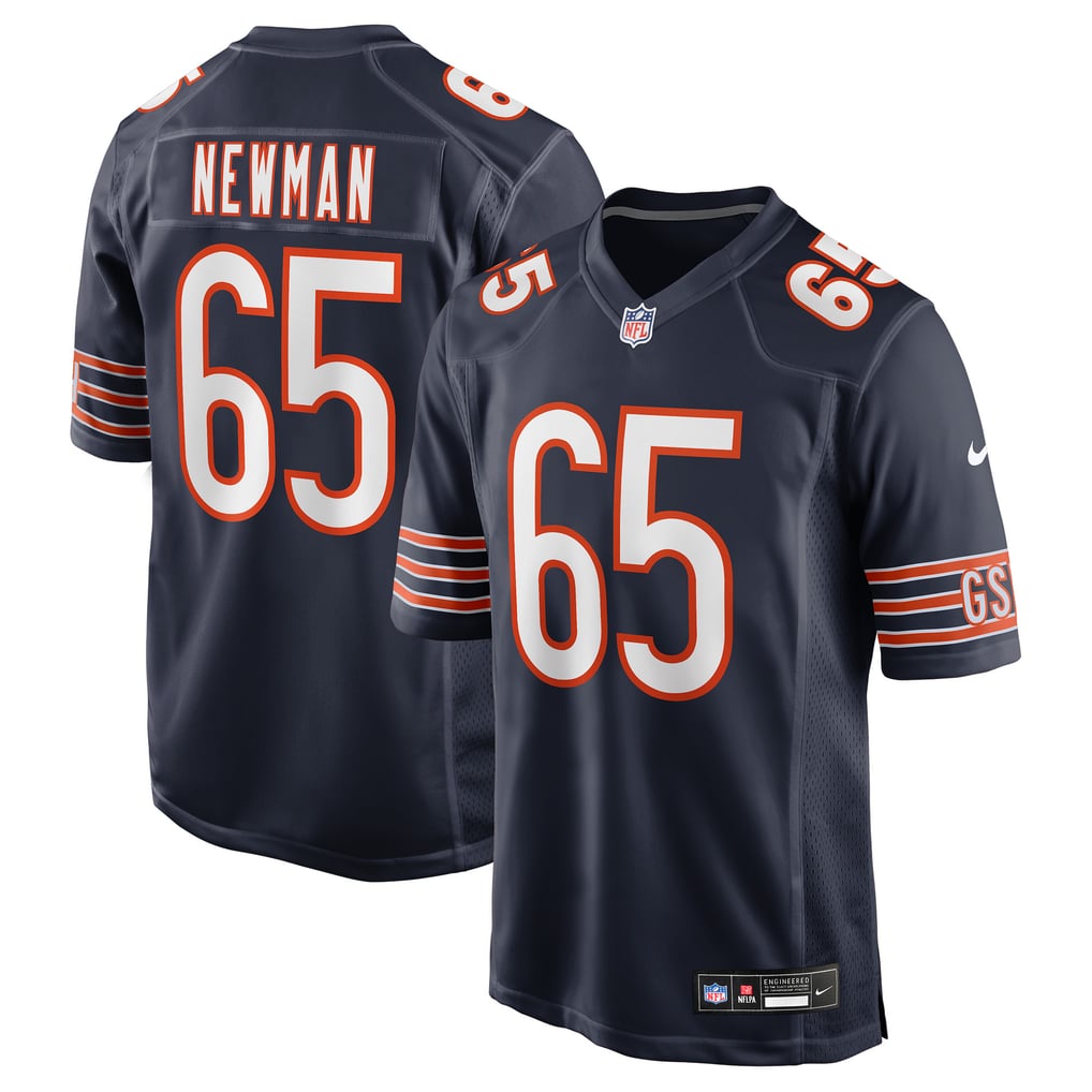 Men's Chicago Bears Luke Newman Nike Navy Team Game Jersey - Image 2