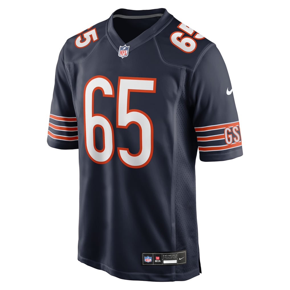 Men's Chicago Bears Luke Newman Nike Navy Team Game Jersey - Image 3
