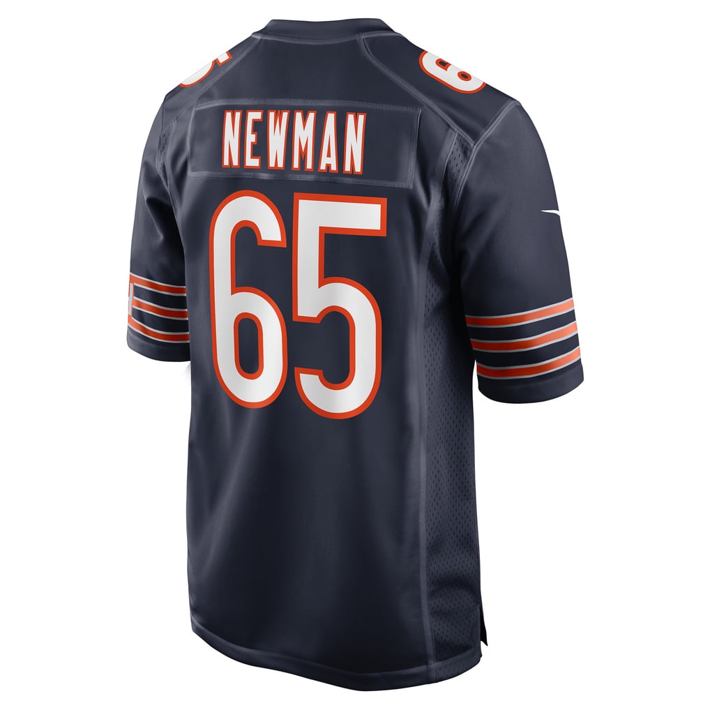 Men's Chicago Bears Luke Newman Nike Navy Team Game Jersey - Image 4