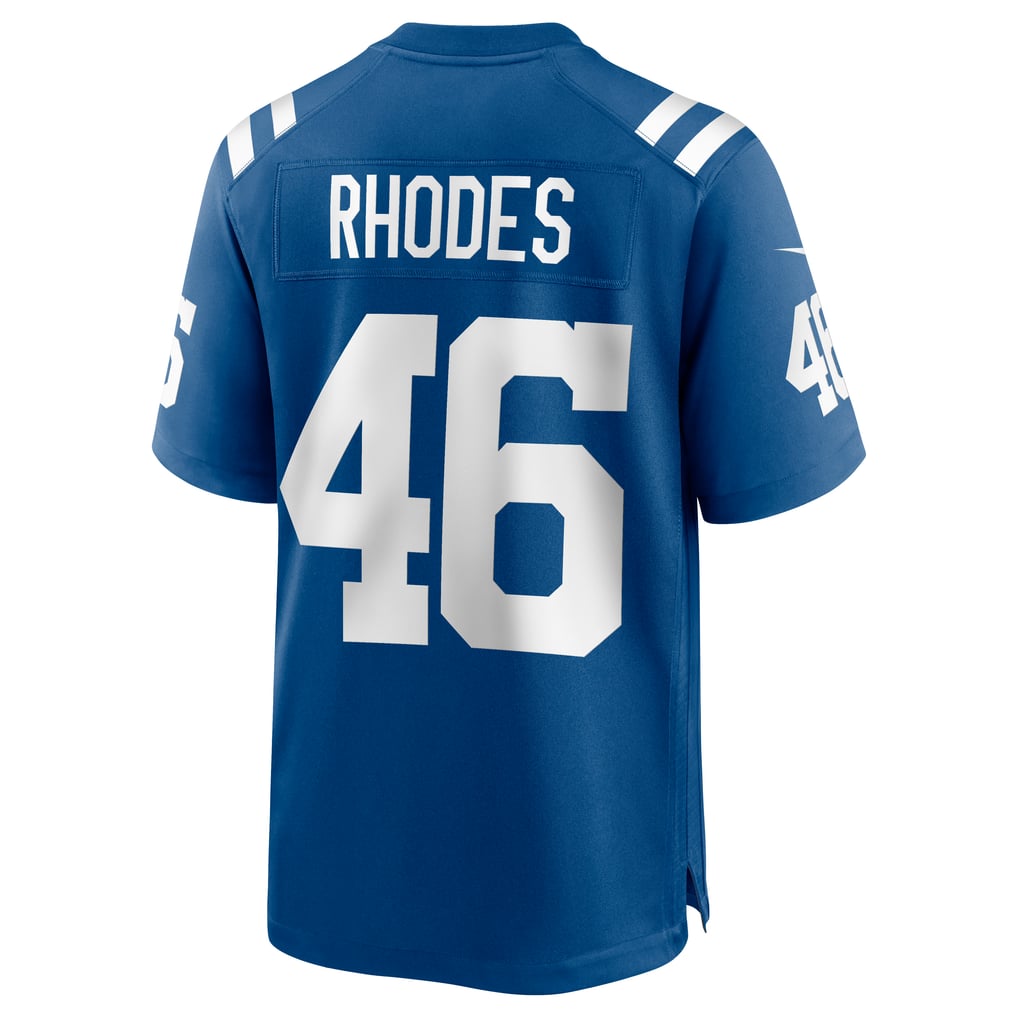 Men's Indianapolis Colts Luke Rhodes Nike Royal Game Jersey - Image 4