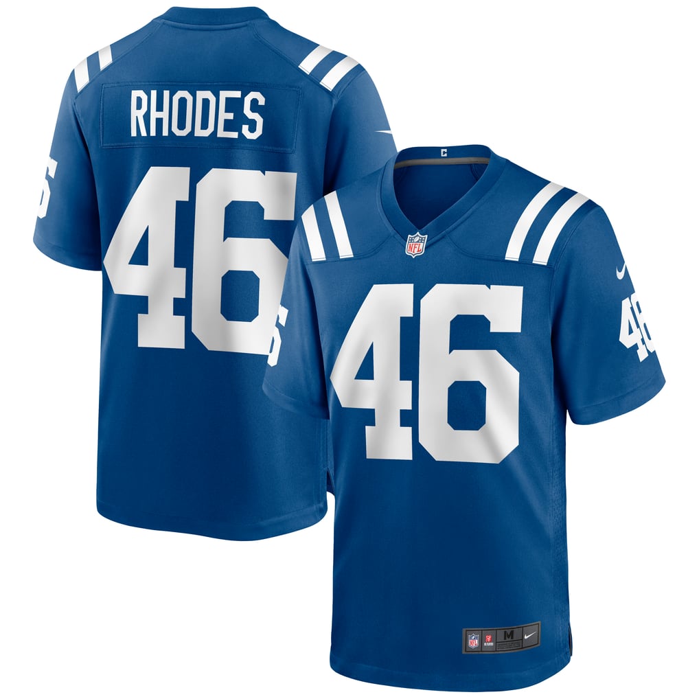 Men's Indianapolis Colts Luke Rhodes Nike Royal Game Jersey - Image 1