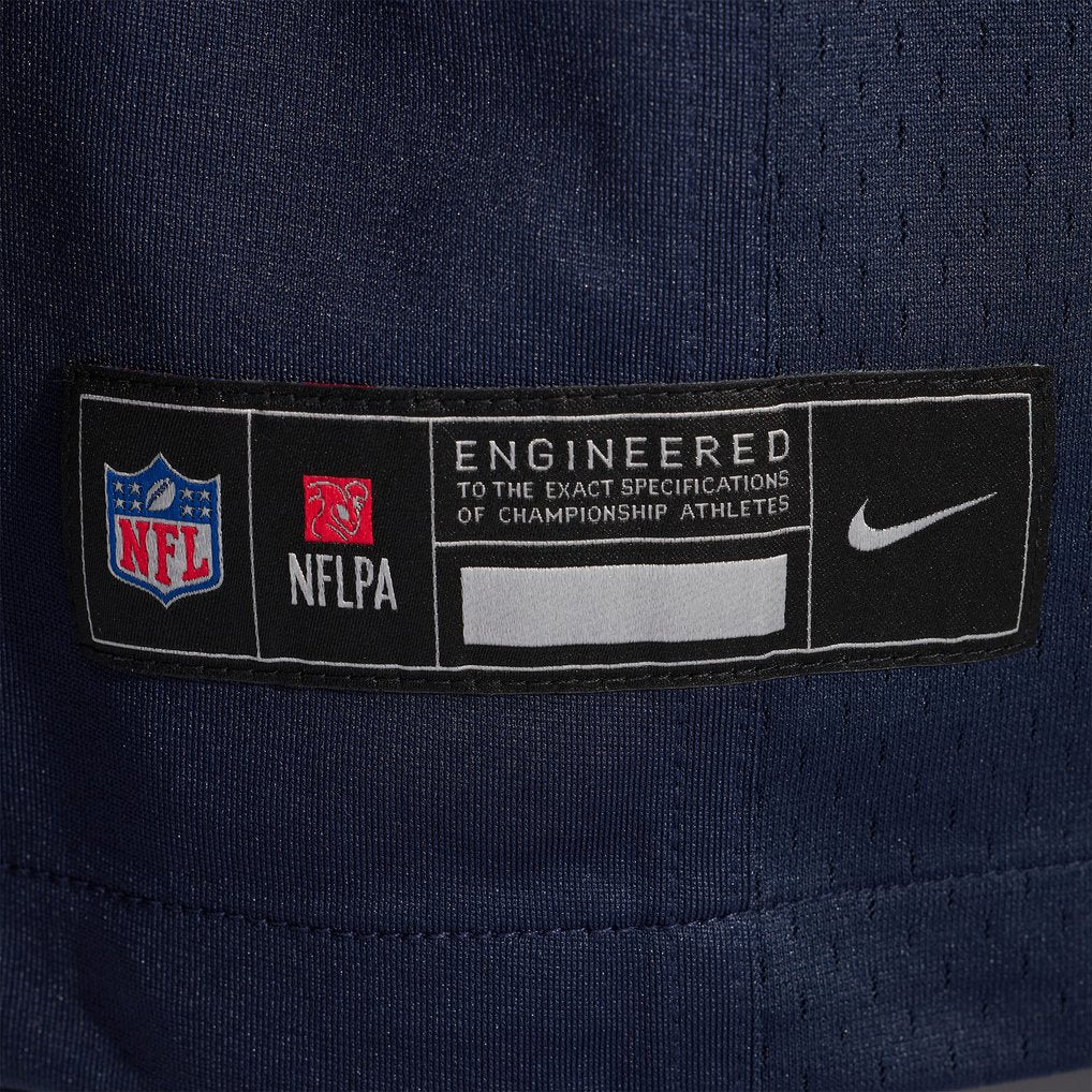 Men's Chicago Bears Luther Burden III Nike Navy Team Game Jersey - Image 7