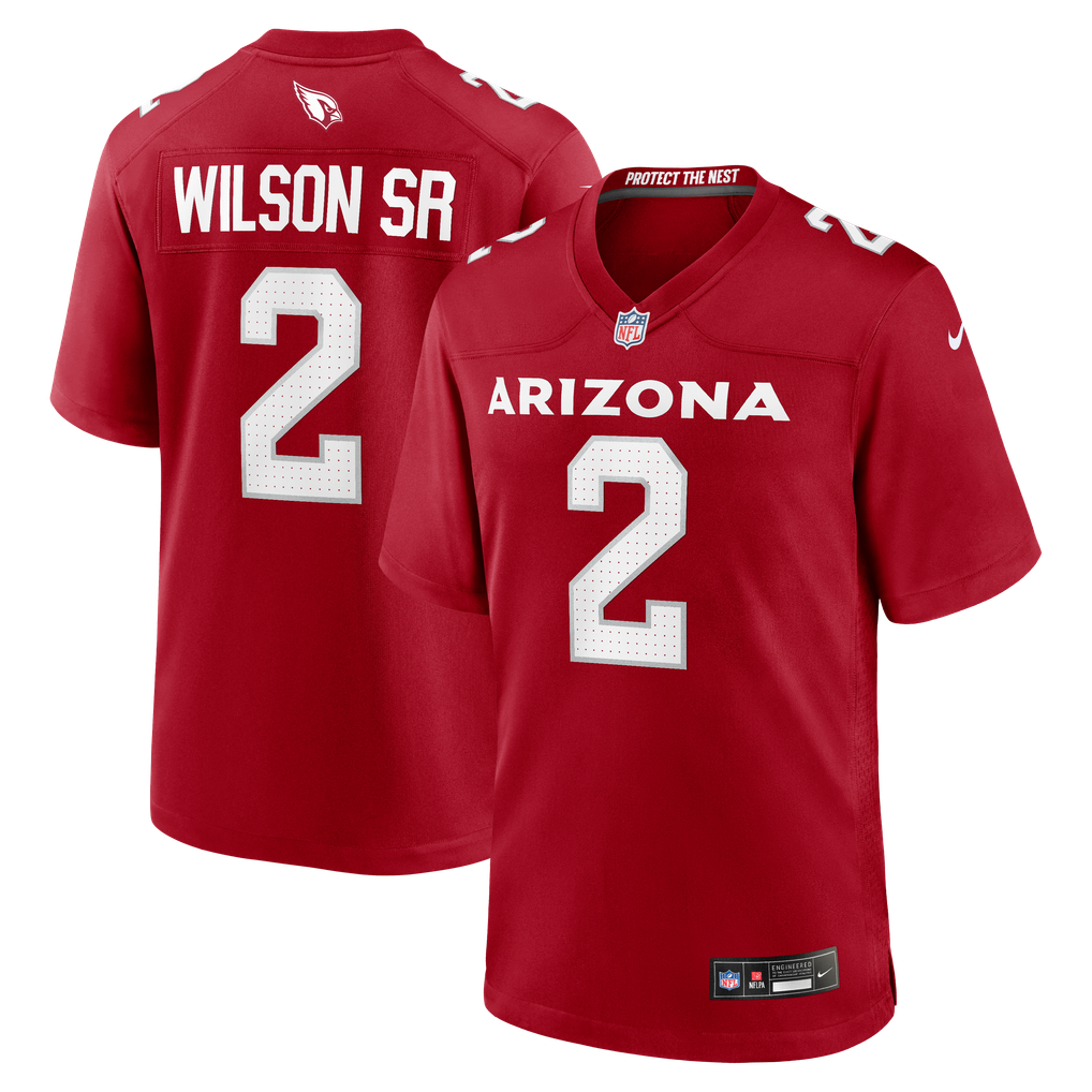 Men's Arizona Cardinals Mack Wilson Sr. Nike  Cardinal Team Game Jersey - Image 1