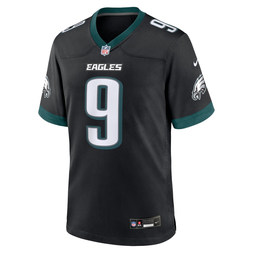 Men's Philadelphia Eagles Makai Lemon Nike Black Alternate Game Jersey - Image 3