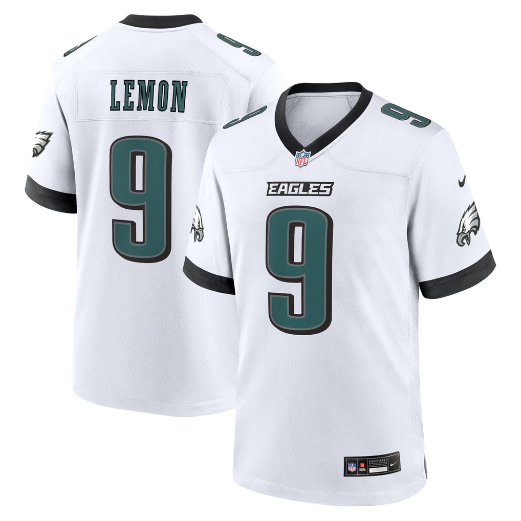 Men's Philadelphia Eagles Makai Lemon Nike White Game Jersey - Image 2