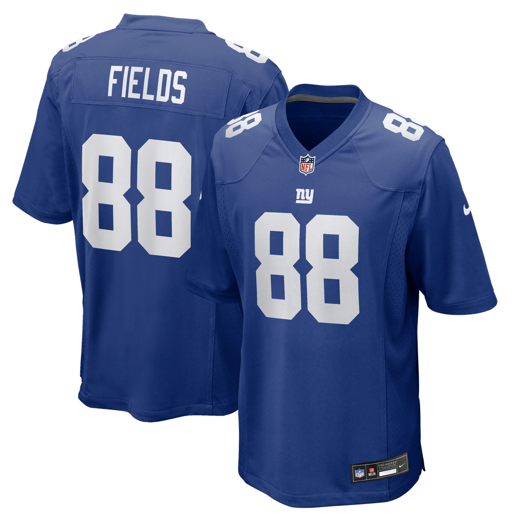 Men's New York Giants Malachi Fields Nike Royal Team Game Jersey - Image 2