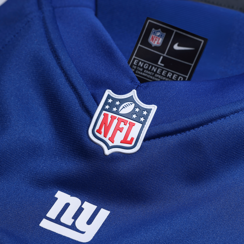 Men's New York Giants Malachi Fields Nike Royal Team Game Jersey - Image 7