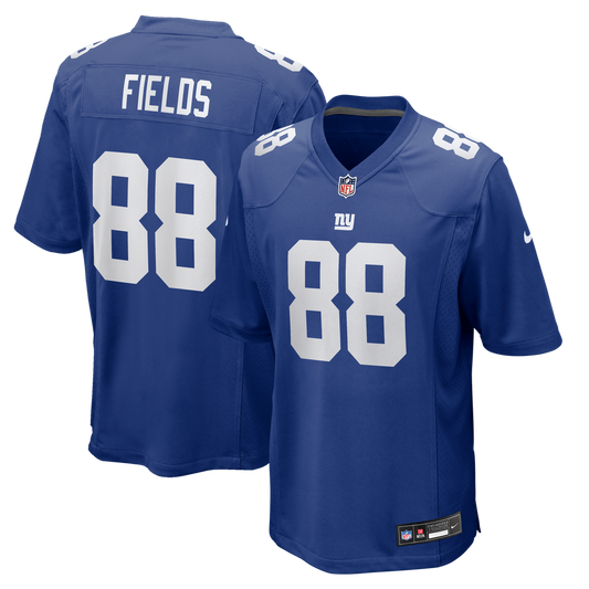 Men's New York Giants Malachi Fields Nike Royal Team Game Jersey - Image 1