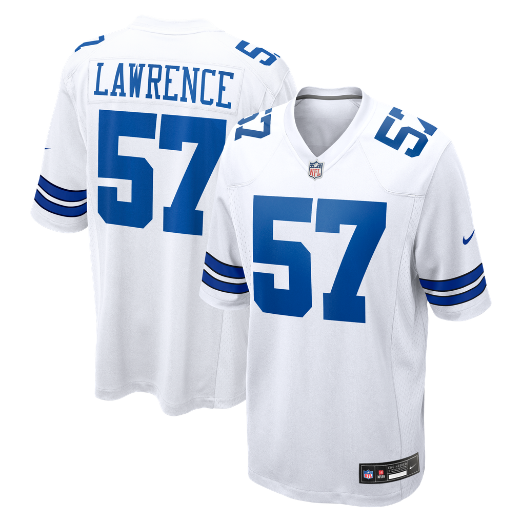 Men's Dallas Cowboys Malachi Lawrence Nike White Game Jersey - Image 1