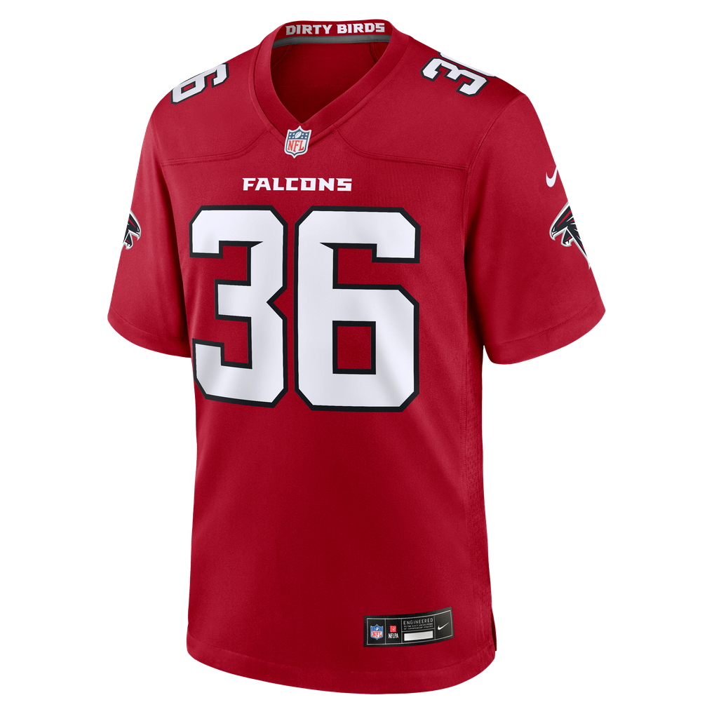 Men's Atlanta Falcons Malcolm DeWalt IV Nike Red Team Game Jersey