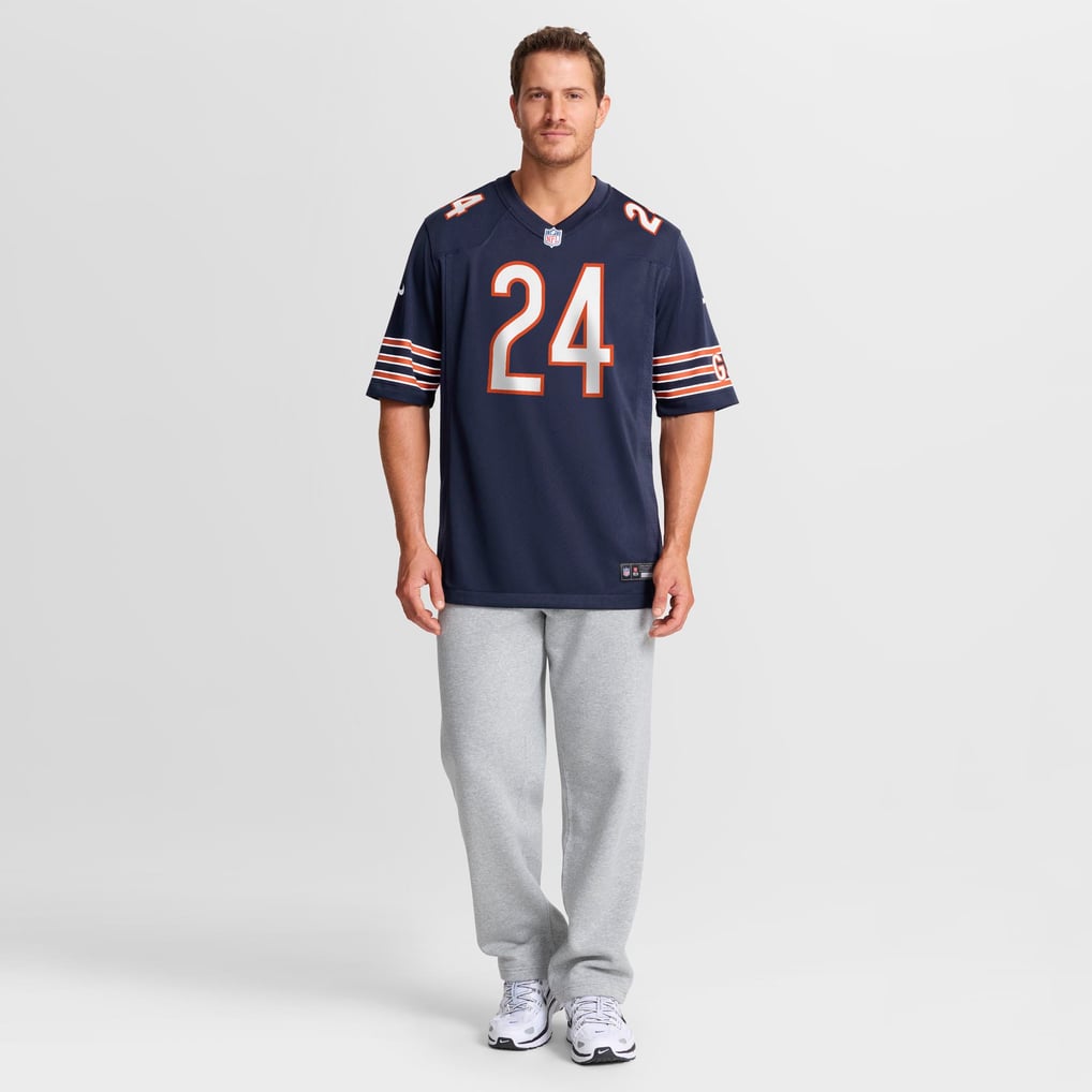 Men's Chicago Bears Malik Muhammad Nike Navy Team Game Jersey - Image 3