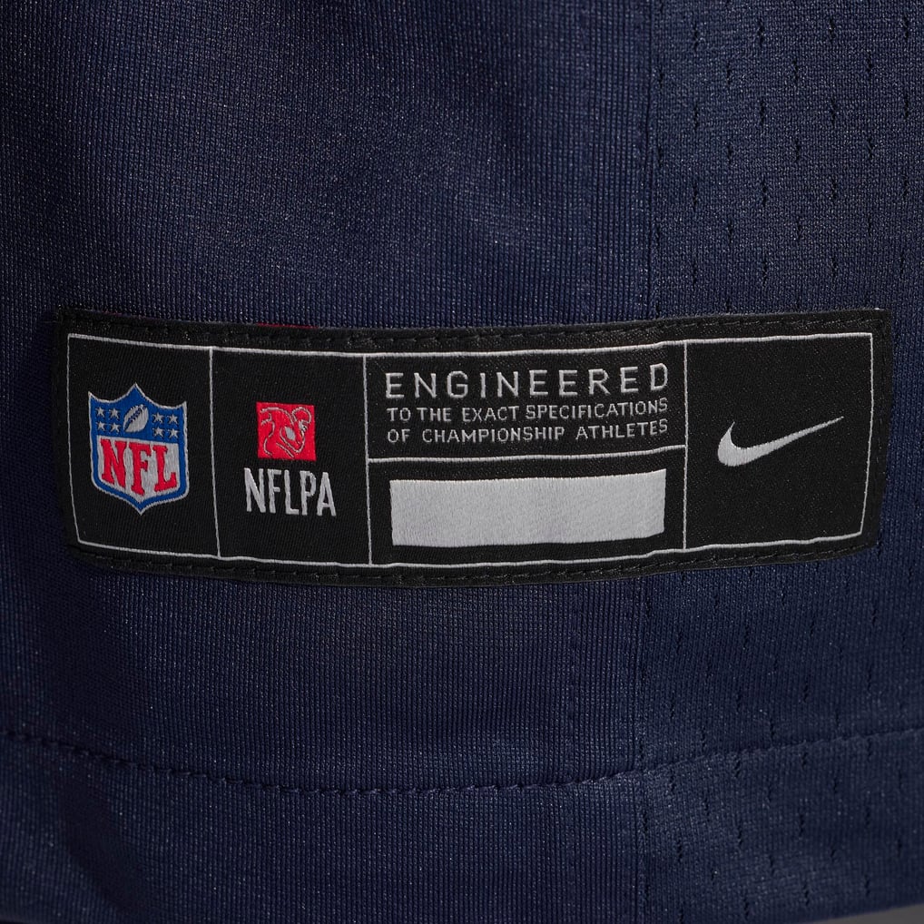 Men's Chicago Bears Malik Muhammad Nike Navy Team Game Jersey - Image 7