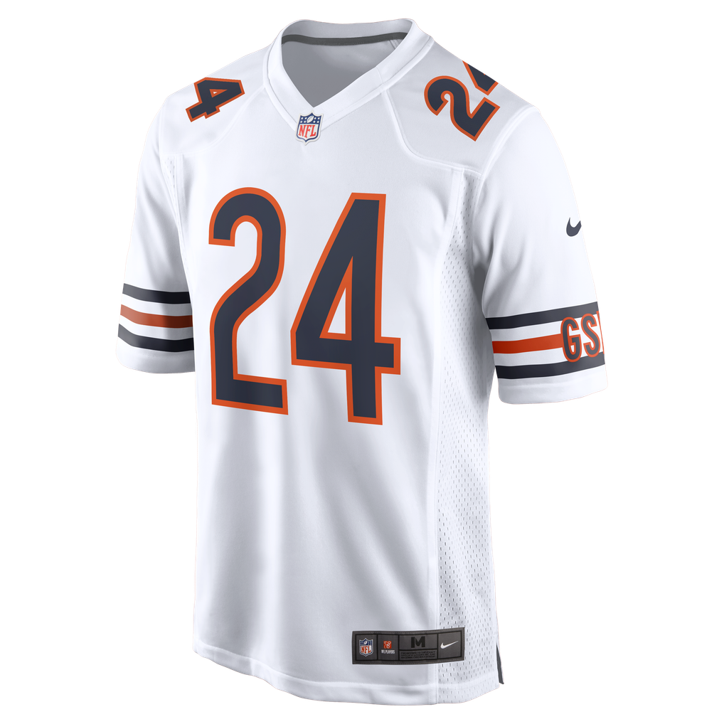 Men's Chicago Bears Malik Muhammad Nike White Game Jersey - Image 3