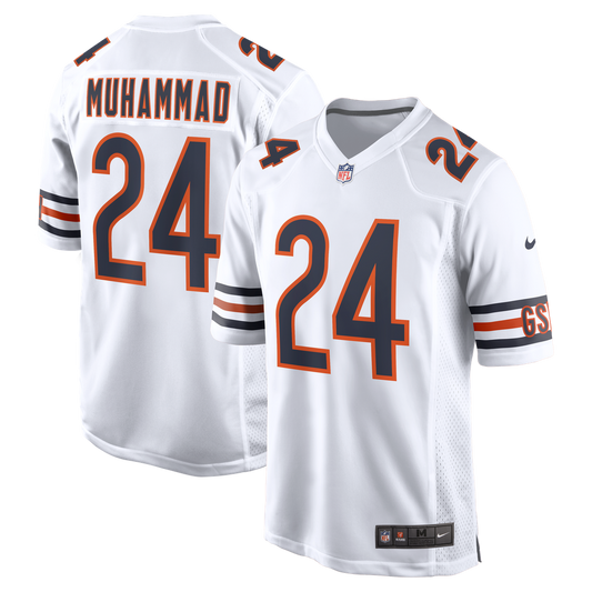 Men's Chicago Bears Malik Muhammad Nike White Game Jersey - Image 1