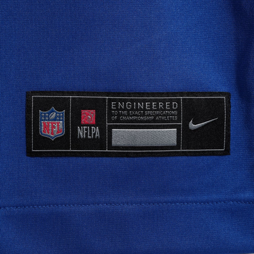 Men's New York Giants Malik Nabers Nike Royal  Player Game Jersey - Image 7