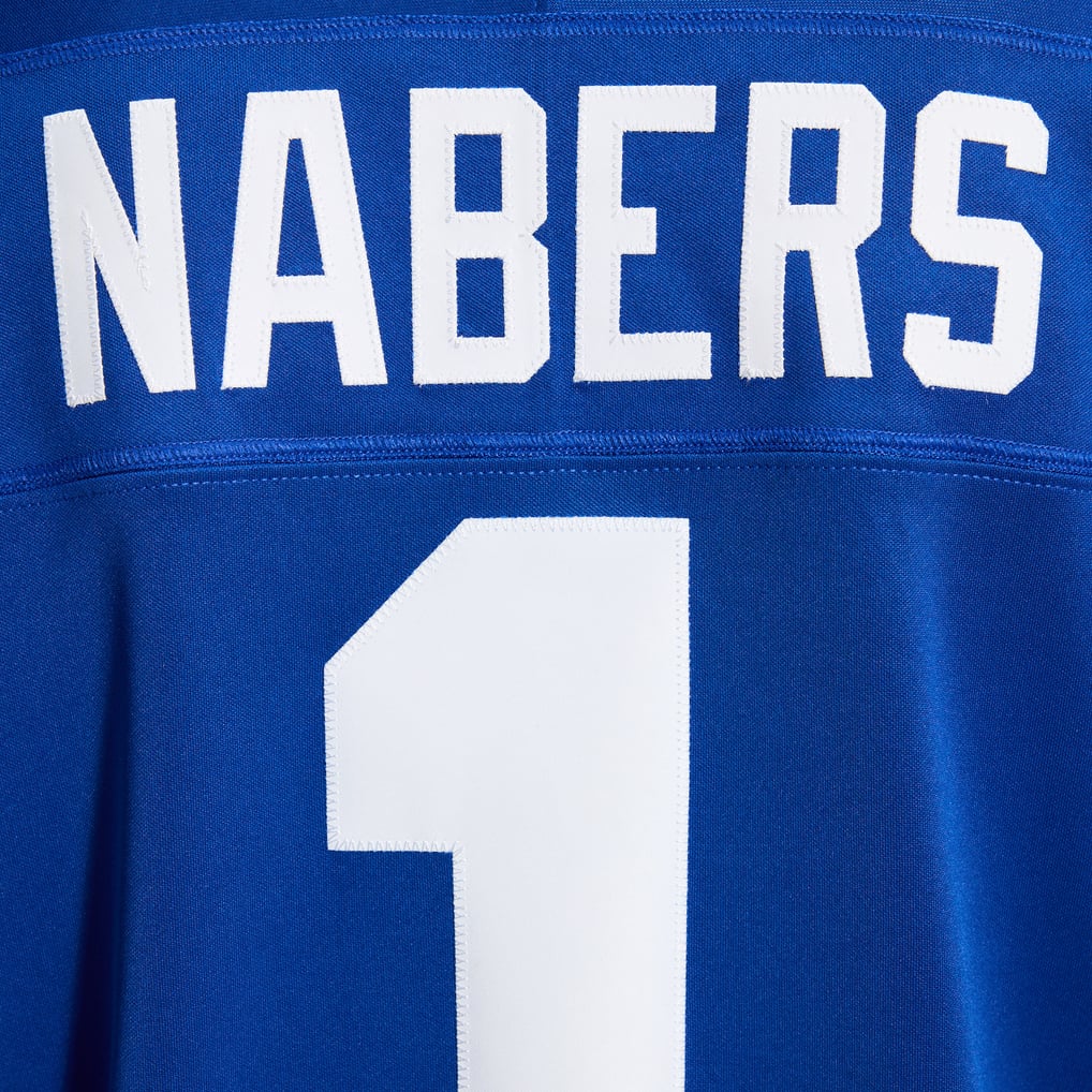 Men's New York Giants Malik Nabers Nike Royal Team Vapor F.U.S.E. Stitched Limited Jersey - Image 13