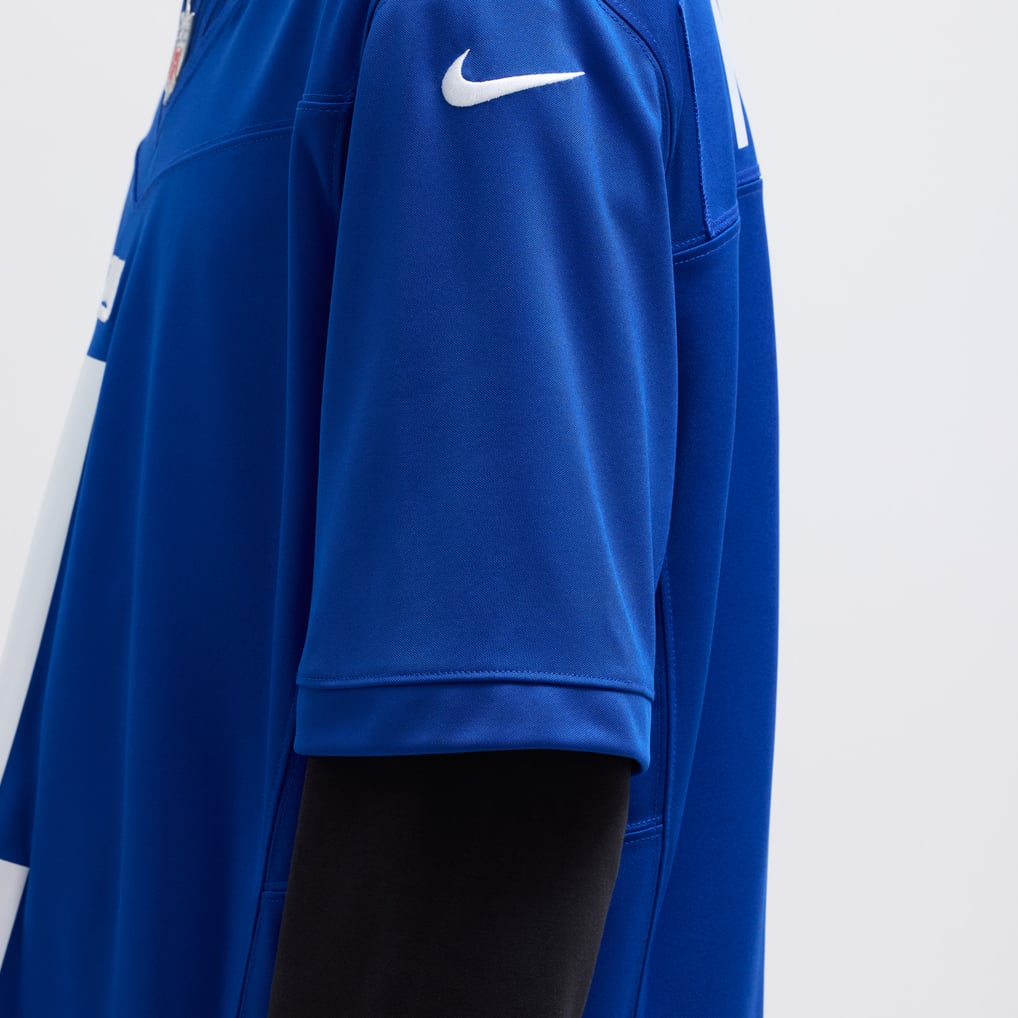 Men's New York Giants Malik Nabers Nike Royal Vapor F.U.S.E. Limited Jersey - Image 11