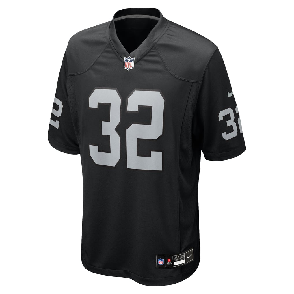 Men's Las Vegas Raiders Marcus Allen Nike Black Game Retired Player Jersey - Image 3