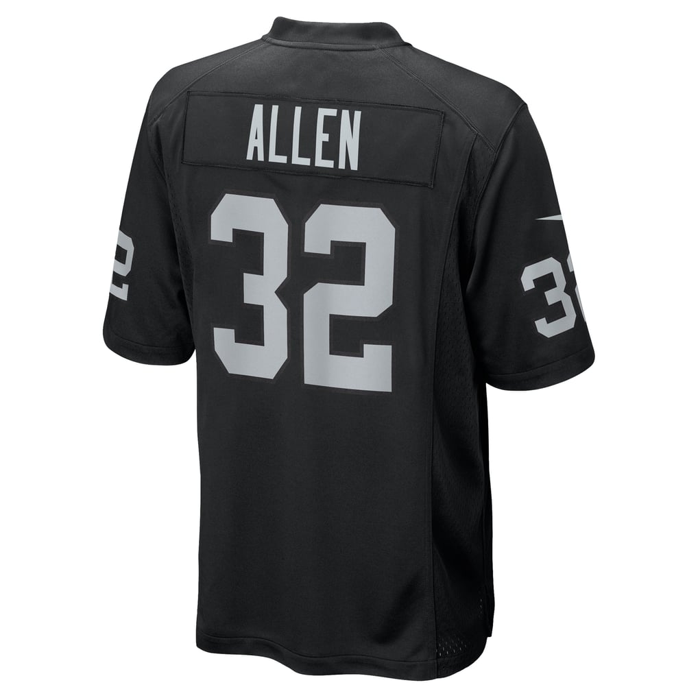 Men's Las Vegas Raiders Marcus Allen Nike Black Game Retired Player Jersey - Image 4