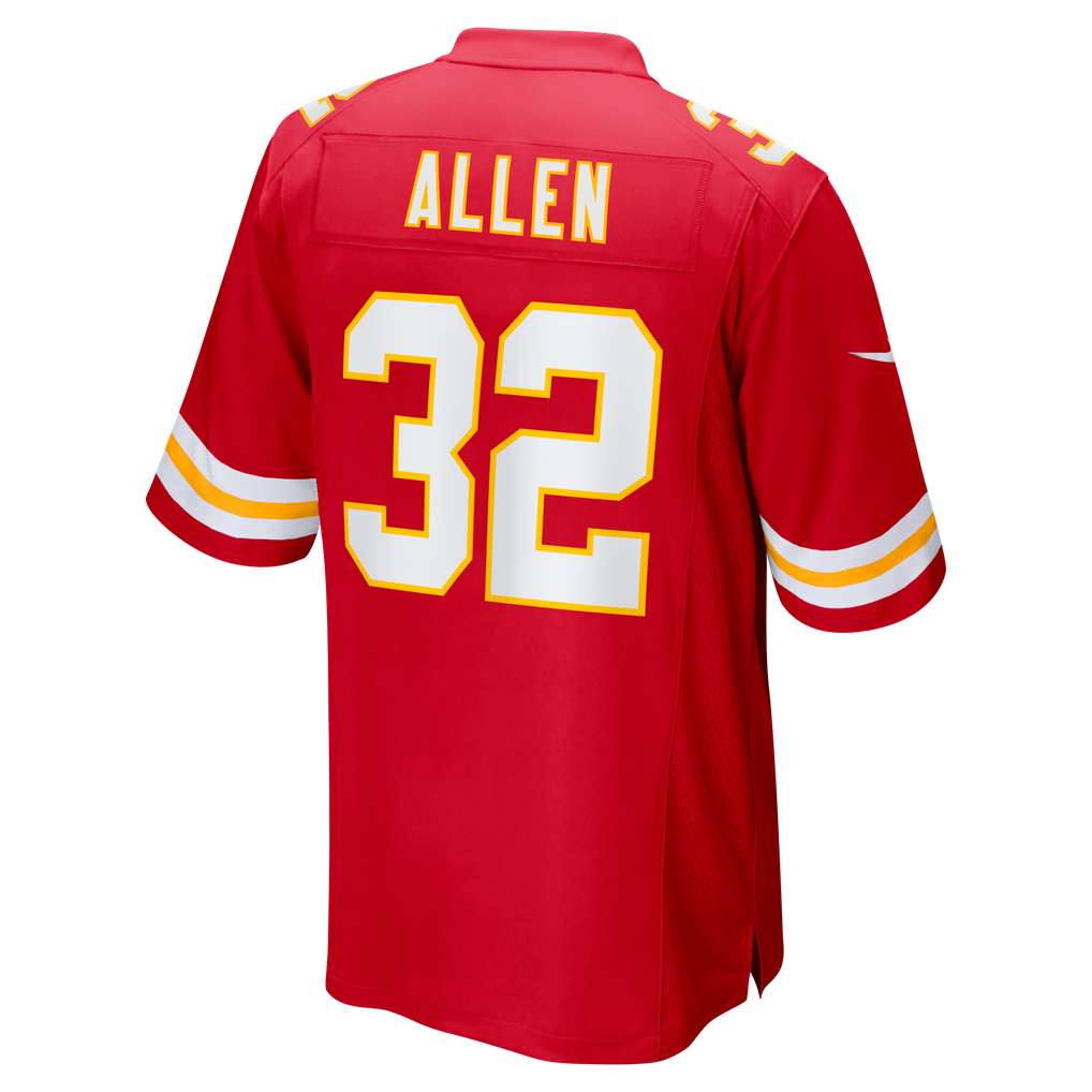 Men's Kansas City Chiefs Marcus Allen Nike Red Game Retired Player Jersey - Image 4