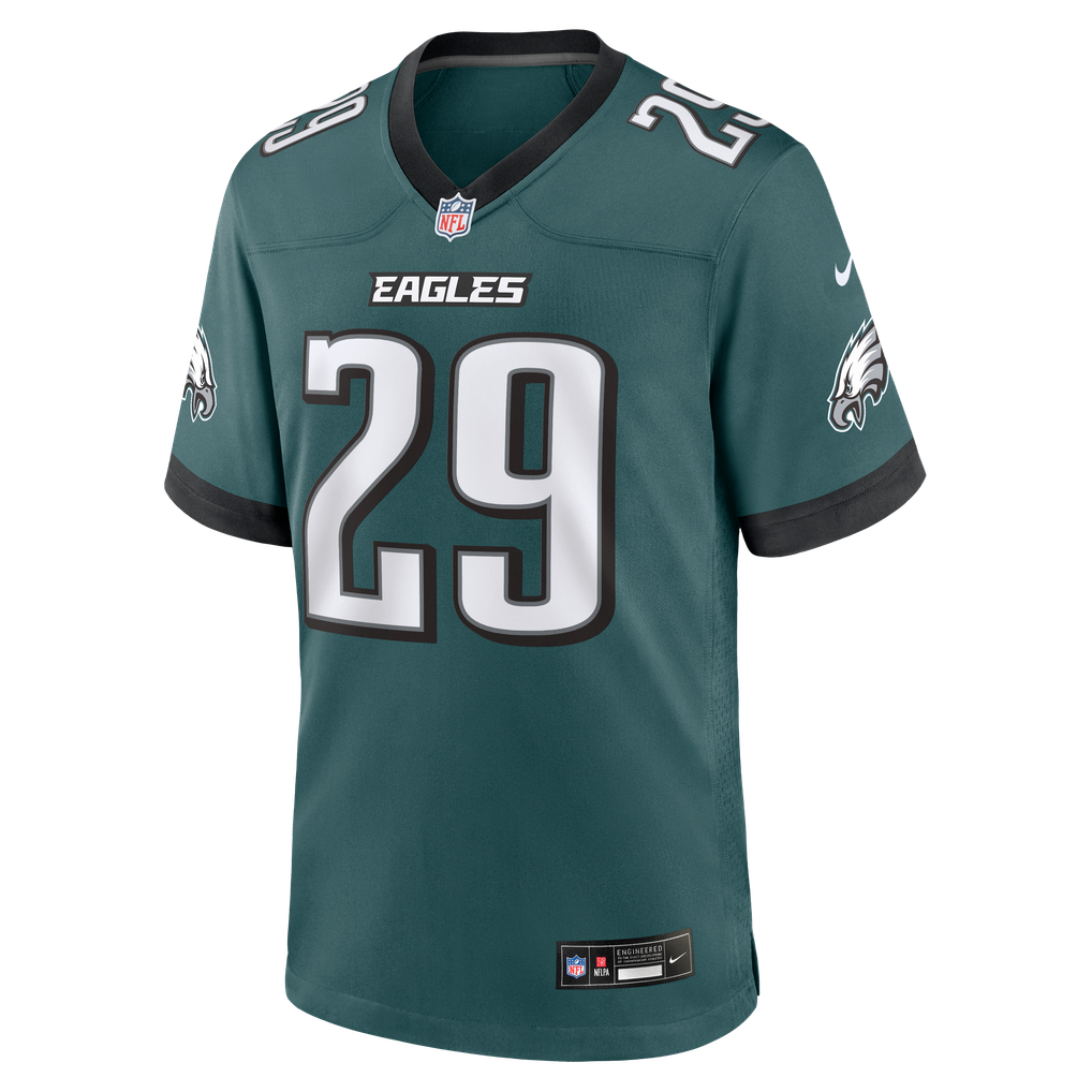 Men's Philadelphia Eagles Marcus Epps Nike Midnight Green Team Game Jersey - Image 3