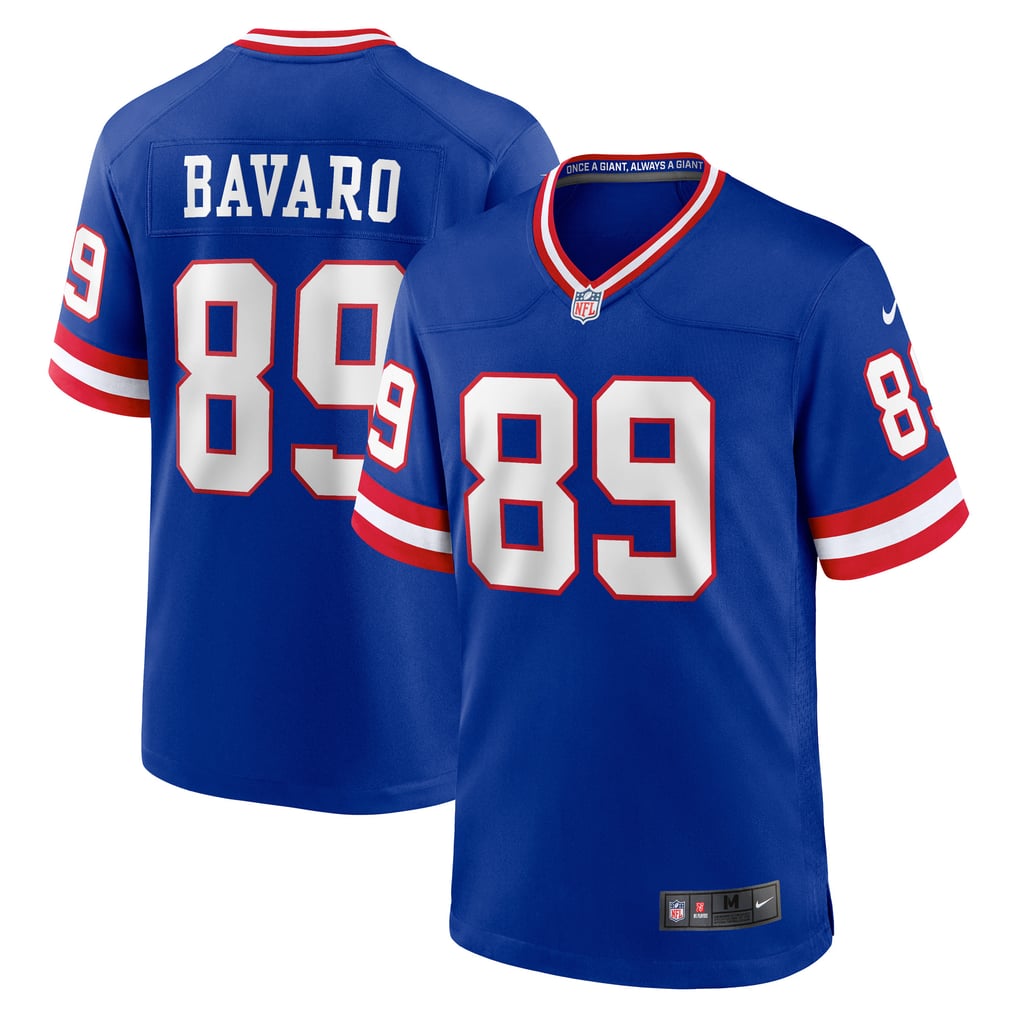 Men's New York Giants Mark Bavaro Nike Royal Retired Player Alternate Game Jersey - Image 1