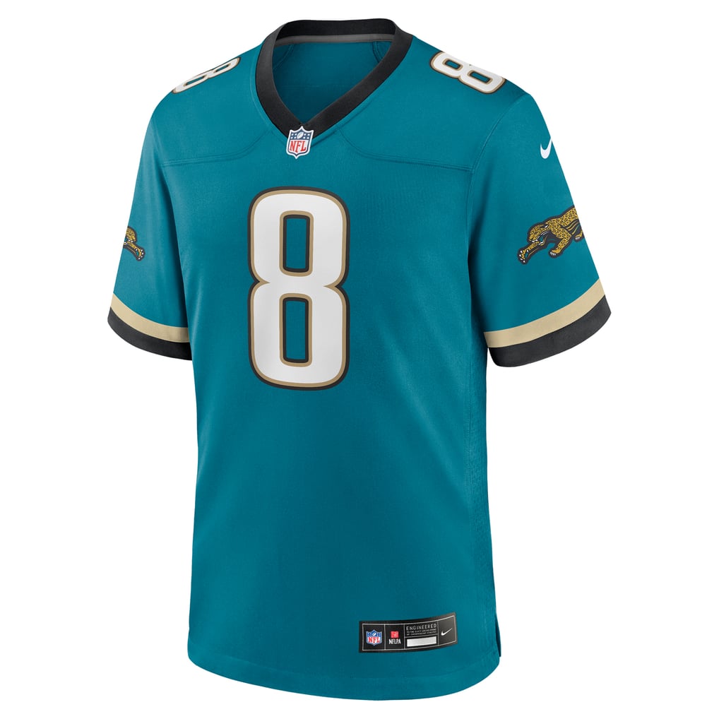 Men's Jacksonville Jaguars Mark Brunell Nike Teal Retired Player Alternate Game Jersey - Image 3