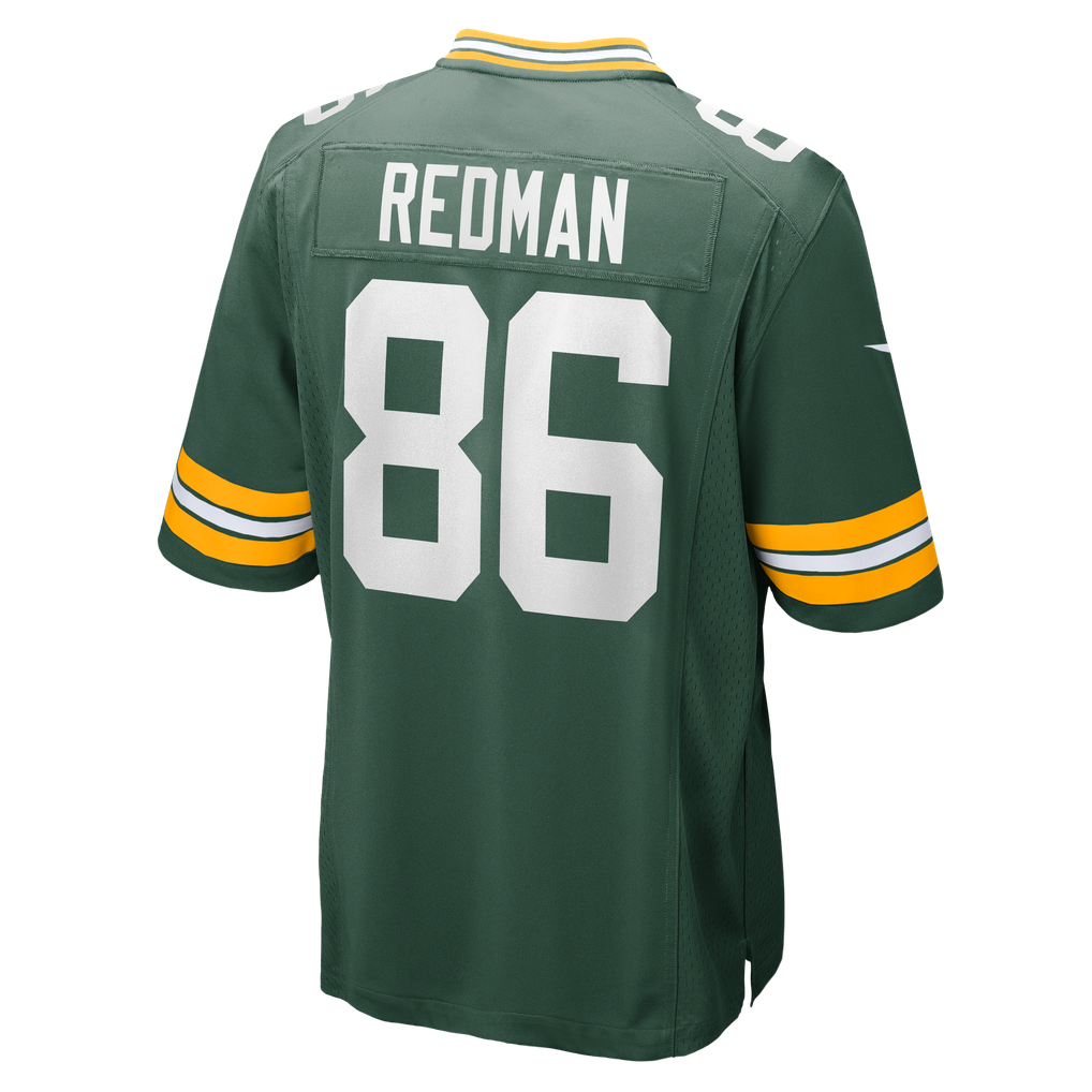 Men's Green Bay Packers Mark Redman Nike Green Team Game Jersey - Image 6