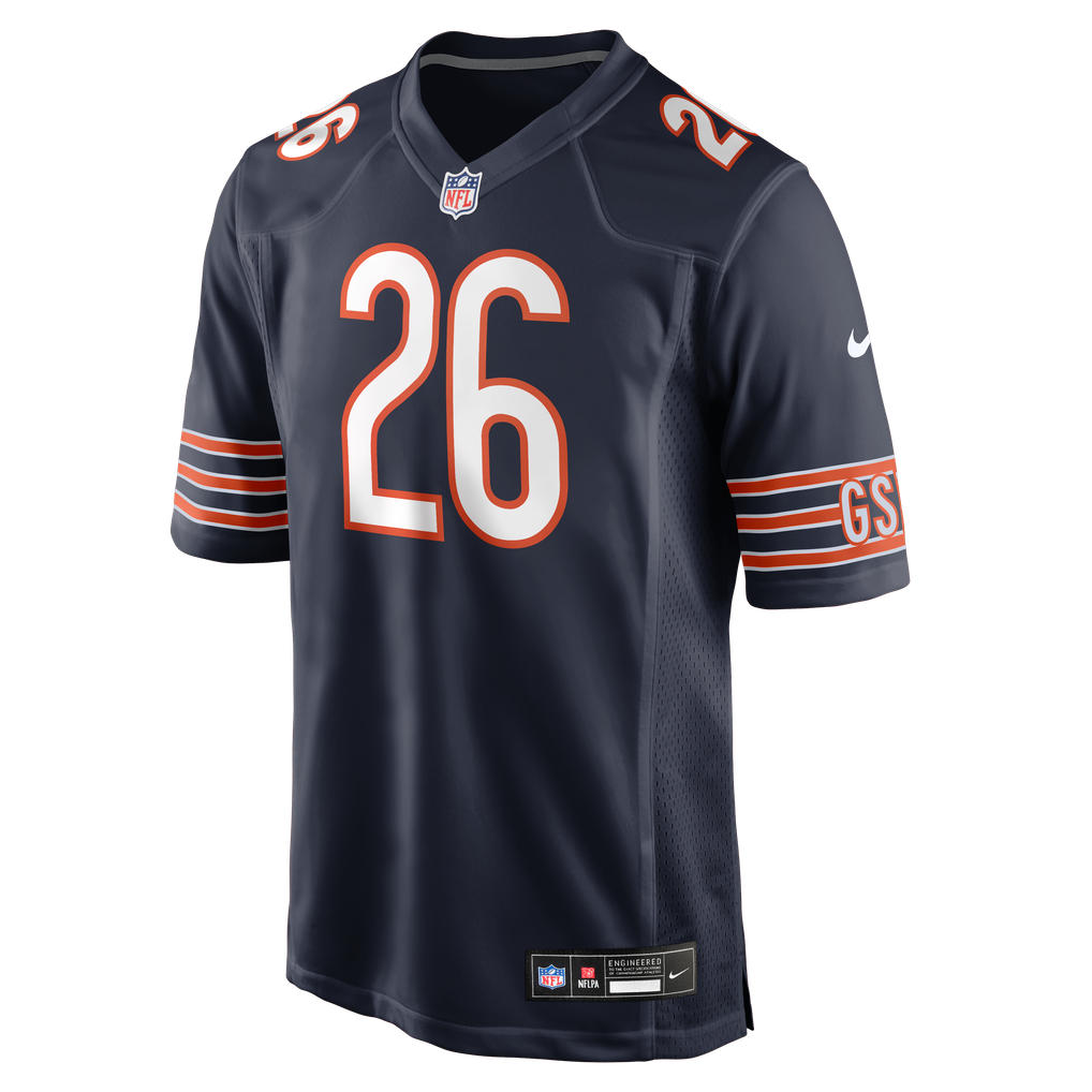 Men's Chicago Bears Marlen Sewell Nike Navy Team Game Jersey - Image 5