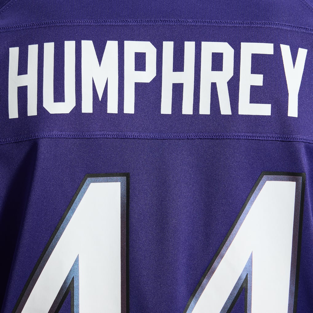 Men's Baltimore Ravens Marlon Humphrey Nike Purple Team Game Jersey