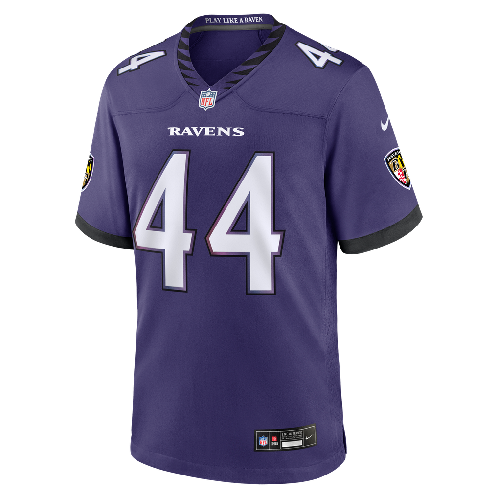 Men's Baltimore Ravens Marlon Humphrey Nike Purple Team Game Jersey