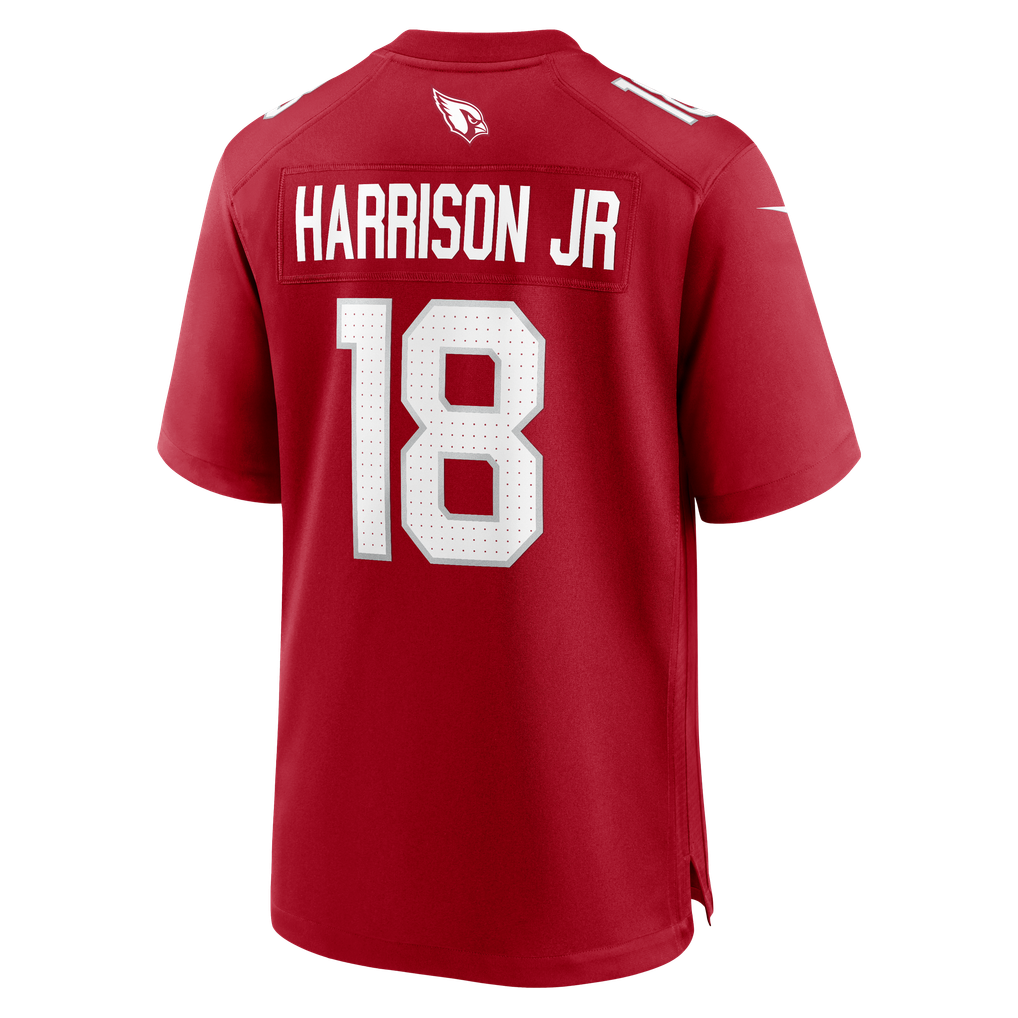 Men's Arizona Cardinals Marvin Harrison Jr. Nike Cardinal  Player Game Jersey - Image 4