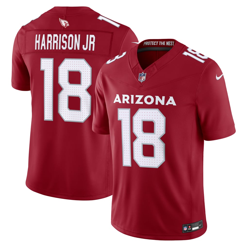 Men's Arizona Cardinals Marvin Harrison Jr. Nike Cardinal Team Vapor F.U.S.E. Stitched Limited Jersey - Image 1