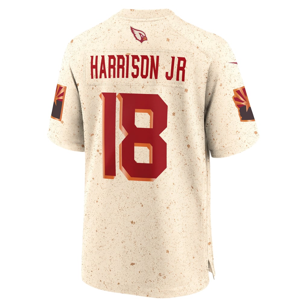 Men's Arizona Cardinals Marvin Harrison Jr. Nike Natural Rivalries Collection Game Jersey - Image 4