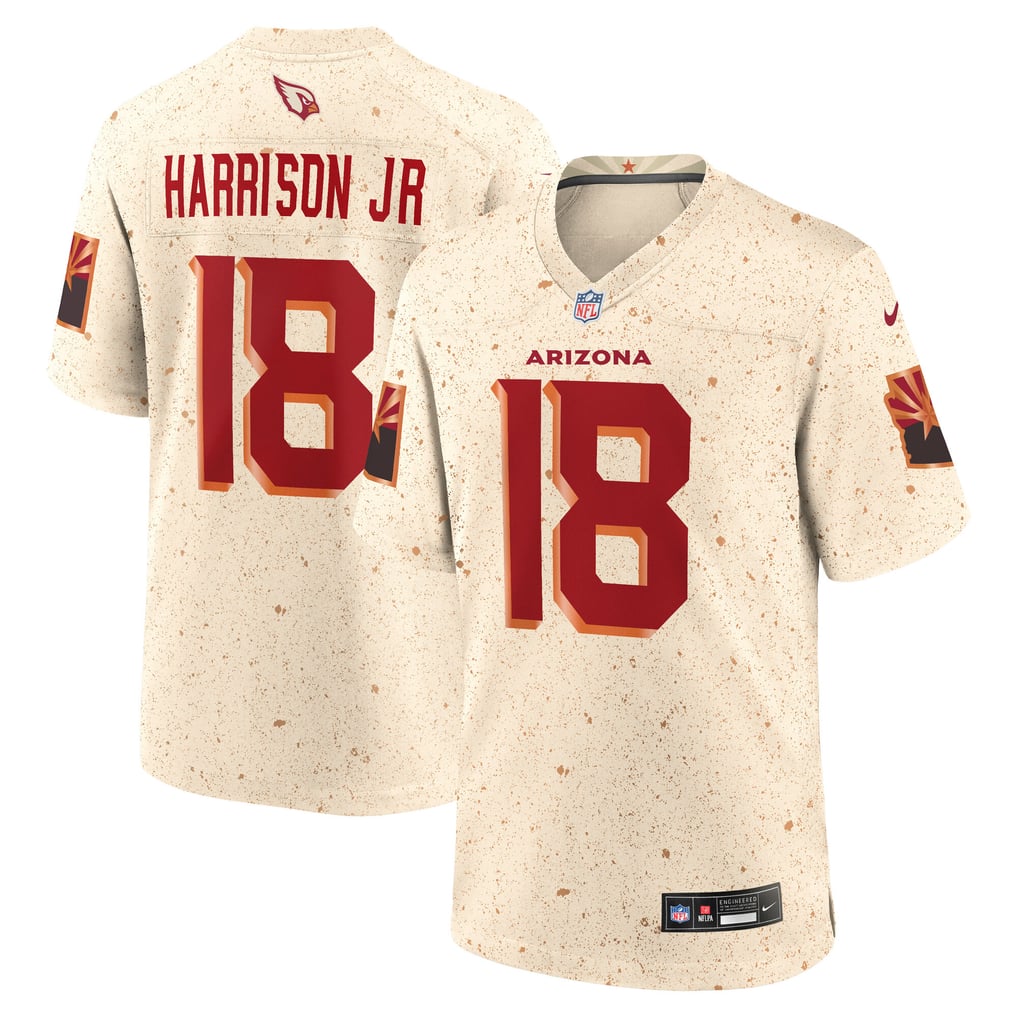 Men's Arizona Cardinals Marvin Harrison Jr. Nike Natural Rivalries Collection Game Jersey - Image 1