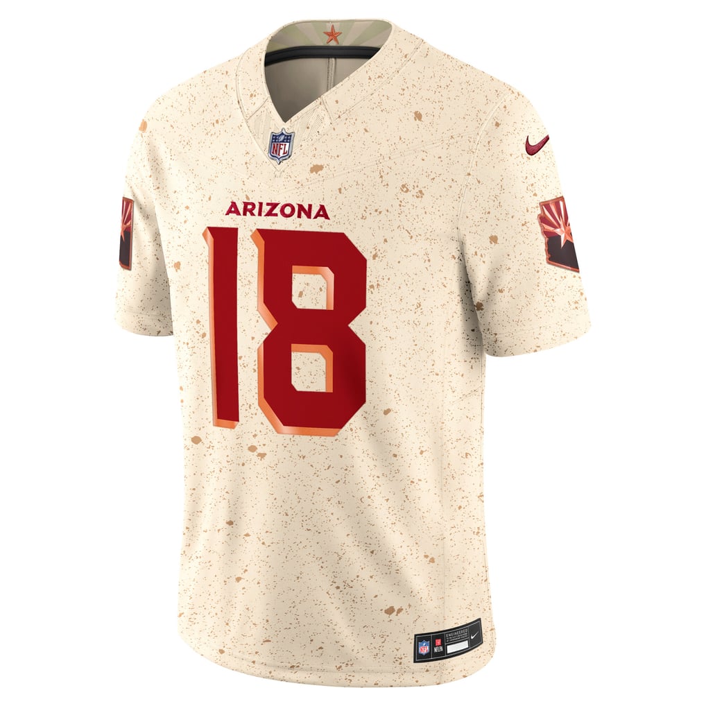 Men's Arizona Cardinals Marvin Harrison Jr. Nike Natural Rivalries Collection Stitched Limited Jersey - Image 3