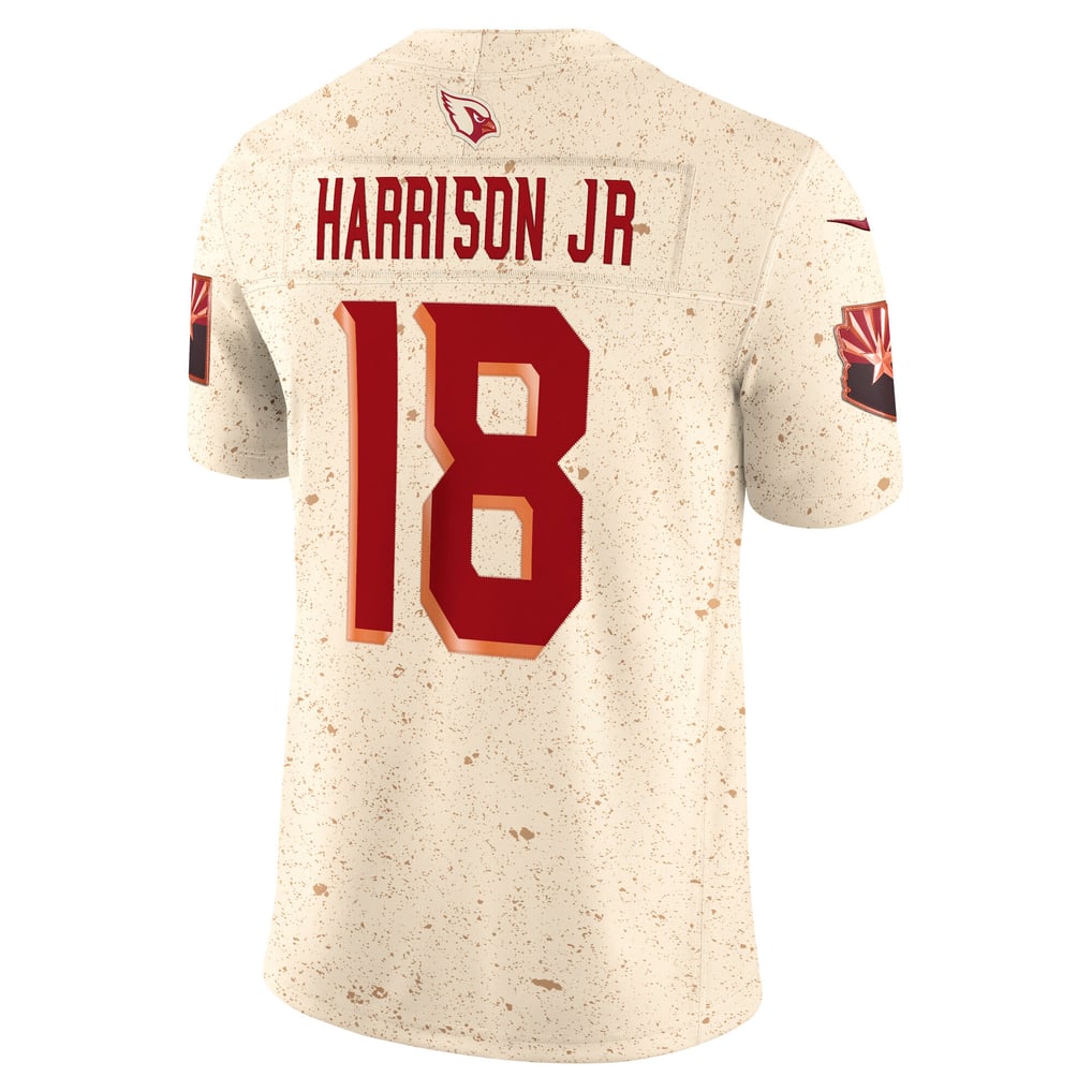 Men's Arizona Cardinals Marvin Harrison Jr. Nike Natural Rivalries Collection Stitched Limited Jersey - Image 4