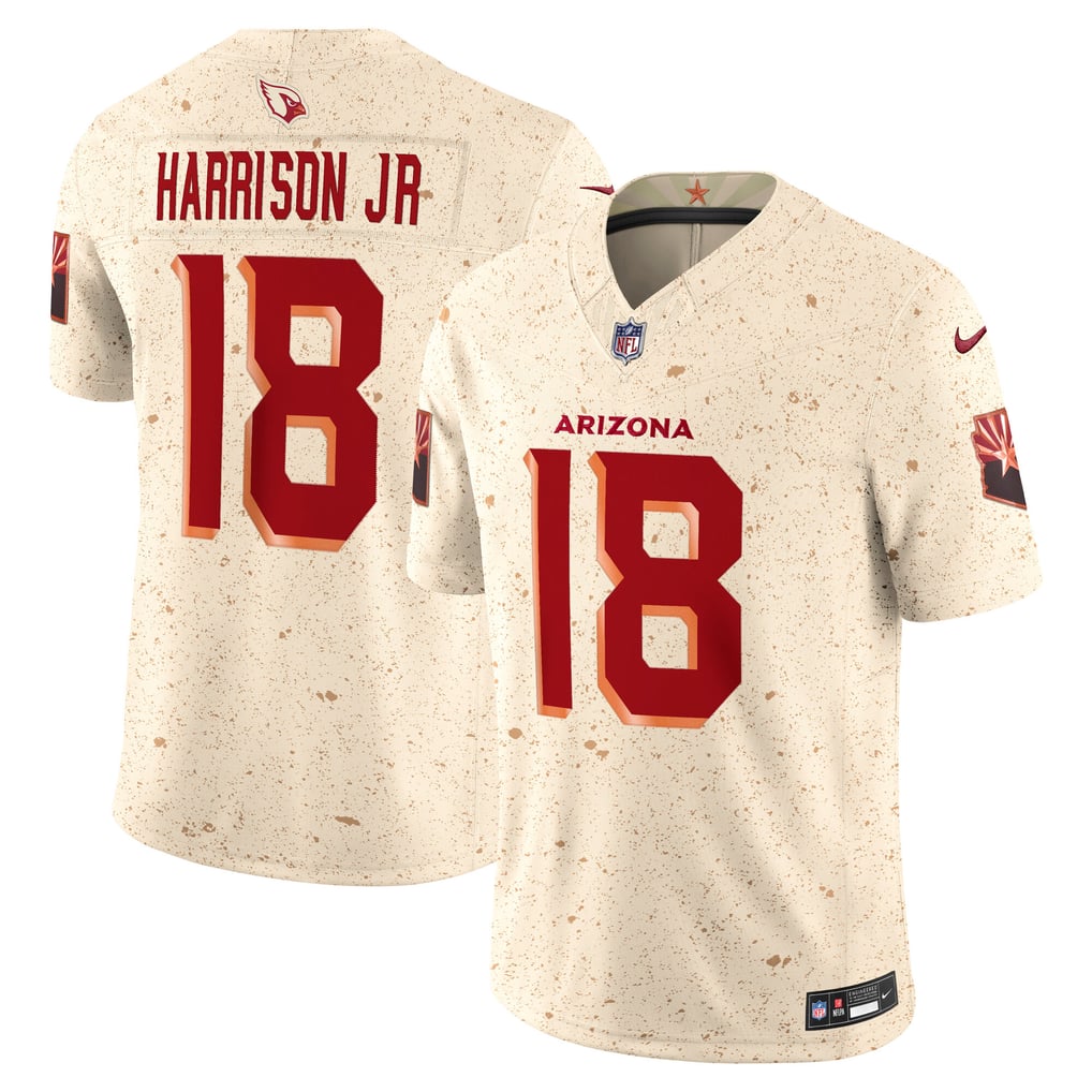 Men's Arizona Cardinals Marvin Harrison Jr. Nike Natural Rivalries Collection Stitched Limited Jersey - Image 1