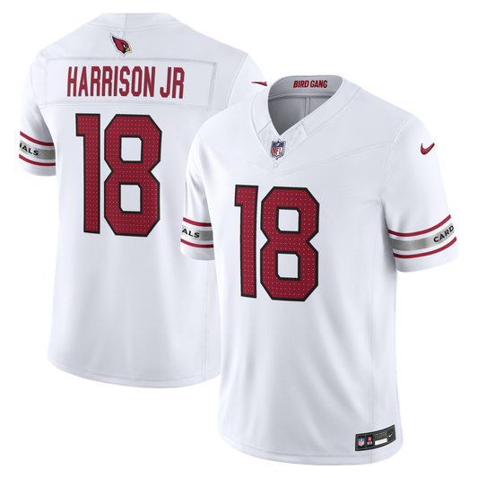 Men's Arizona Cardinals Marvin Harrison Jr. Nike White Vapor F.U.S.E. Stitched Limited Jersey - Image 1