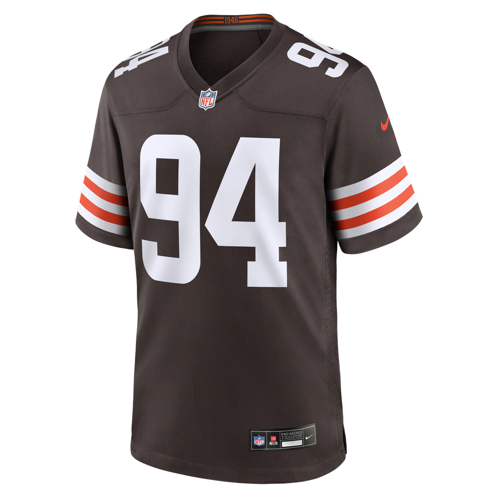 Men's Cleveland Browns Mason Graham Nike Brown Game Jersey - Image 3