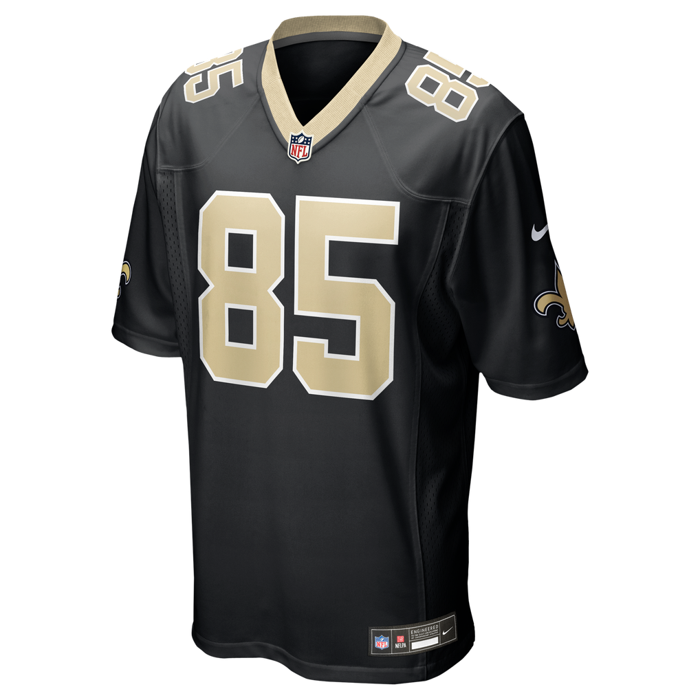 Men's New Orleans Saints Mason Pline Nike  Black Team Game Jersey - Image 3