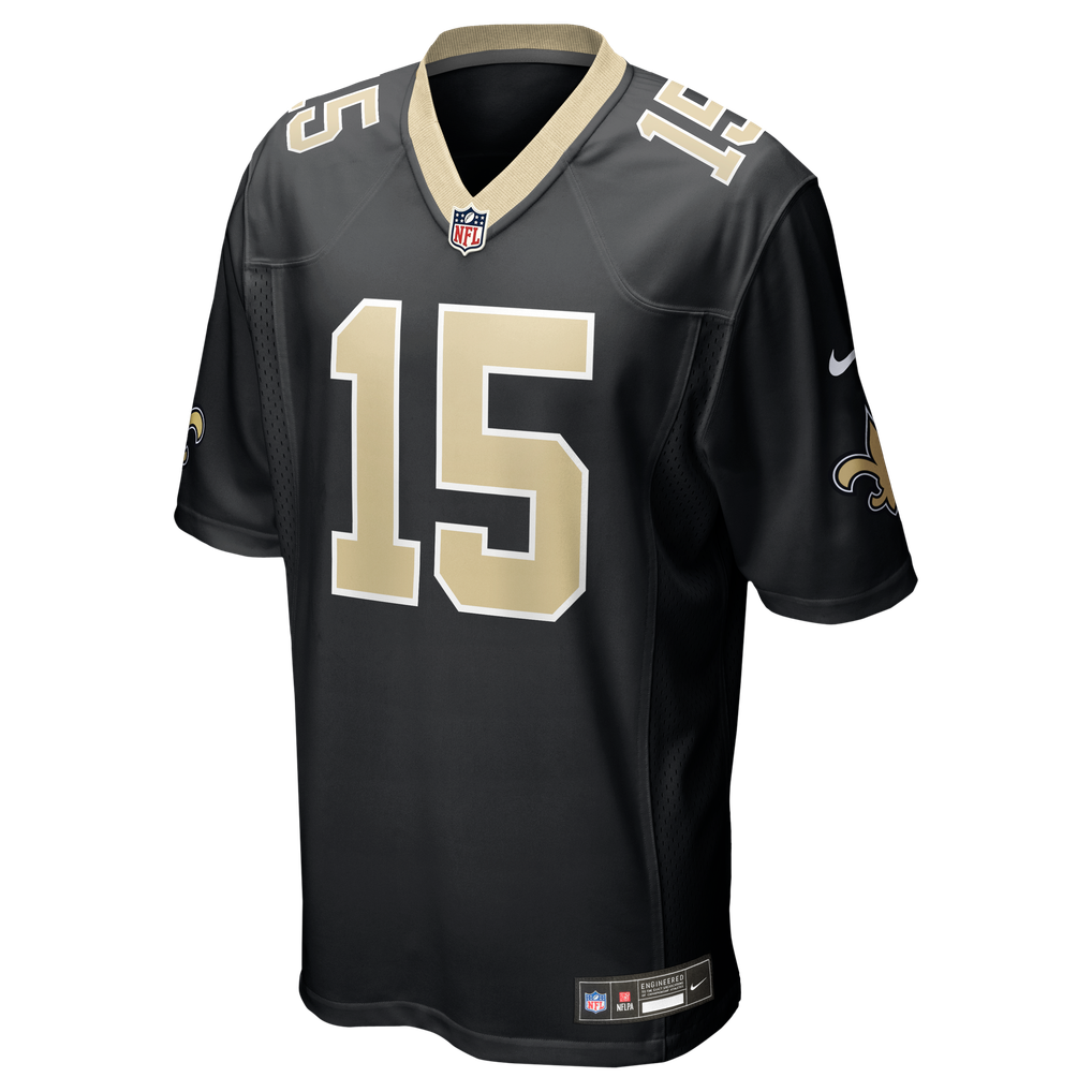 Men's New Orleans Saints Mason Tipton Nike  Black Team Game Jersey - Image 3